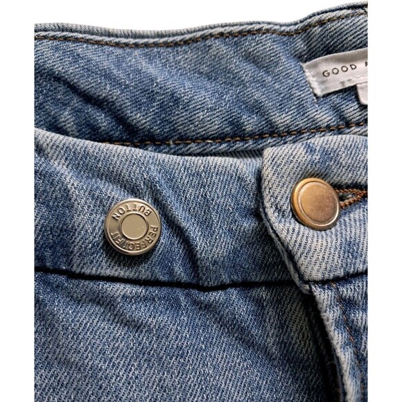 Good American Jeans Womens 12/31 Good Skate Wide Leg 90s Loose High Rise Stretch - Picture 5 of 13